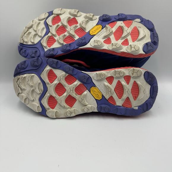 Ladies Merrell All Out Peak Lace Up Trainer Blue/Orange Size 7‎ - Picture 6 of 8